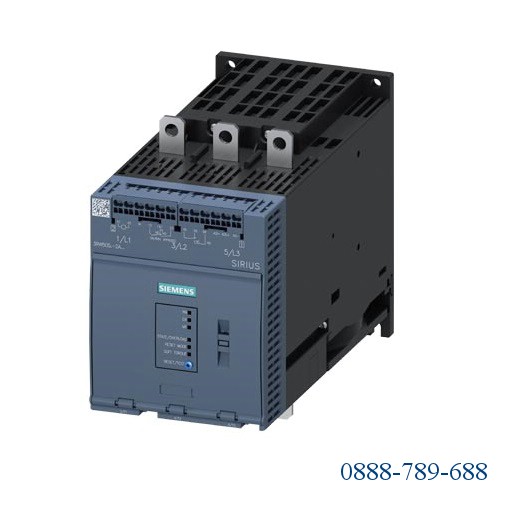 Bộ khởi động mềm SIRIUS 200-600 V 143 A, 110-250 V AC Đầu nối trục vít Đầu vào nhiệt điện trở