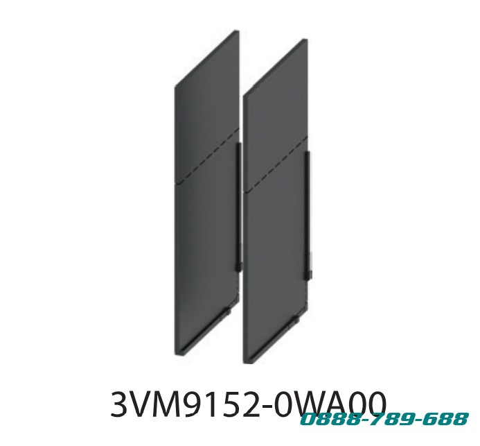 3VM9482-0WA00 Phụ kiện đấu nối cho 3VM 3P, 4P
Phase barriers (2pcs)
Tấm chắn pha (2 tấm)
3VM13/14