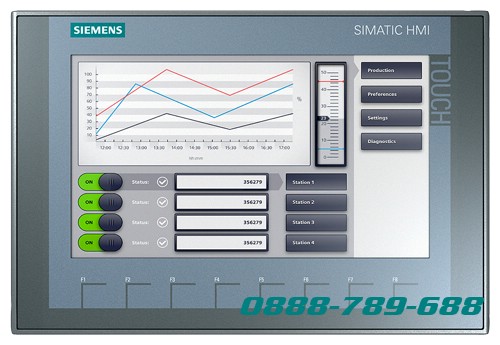 SIMATIC HMI KTP900 Basic Bảng điều khiển cơ bản Thao tác phím / chạm 9 ″ Màn hình TFT 65536 màu Giao diện PROFINET có thể cấu hình từ WinCC Basic V13 / STEP 7 Basic V13 chứa phần mềm nguồn mở được cung cấp miễn phí, xem CD kèm theo