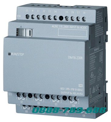 LOGO! Mô-đun mở rộng DM16 230R PS / I / O: 230V / 230V / relay 4 MW 8 DI / 8 DO cho LOGO! số 8