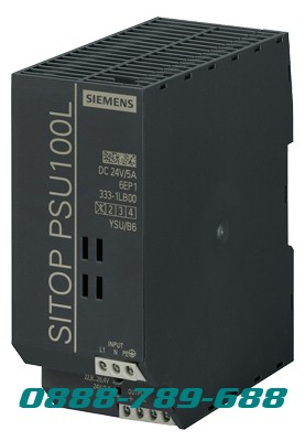 SITOP PSU100L 24 V / 5 A Đầu vào nguồn điện ổn định: 120/230 V Đầu ra AC: 24 V DC / 5 A