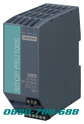 SITOP PSU100S 24 V / 5 A Đầu vào nguồn điện ổn định: 120/230 V Đầu ra AC: 24 V DC / 5 A