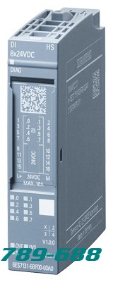 Mô-đun đầu vào kỹ thuật số SIMATIC ET 200SP DI 8x 24 V DC Tốc độ cao Số lượng gói: 1 đơn vị ba chế độ hoạt động thay thế: Bộ đếm DI Oversampling 4x phù hợp với loại BU A0 Mã màu CC01