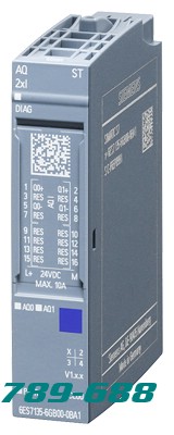 SIMATIC ET 200SP Mô-đun đầu ra tương tự AQ 2xI Tiêu chuẩn Số lượng gói: 1 đơn vị phù hợp với loại BU A0 A1 Mã màu CC00 Chẩn đoán mô-đun 16 bit