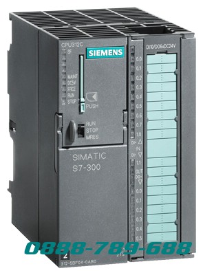 SIMATIC S7-300 CPU 312C CPU nhỏ gọn với MPI 10 DI / 6 DQ 2 bộ đếm tốc độ cao (10 kHz) Integr. nguồn điện 24 V Bộ nhớ làm việc DC 64 KB Đầu nối phía trước (1x 40 cực) và Cần có Thẻ nhớ Micro